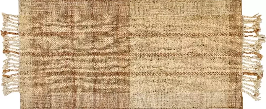 Beliani KARKIN Modern vloerkleed Lichtbeige 80 x 150 cm Jute - Foto 2