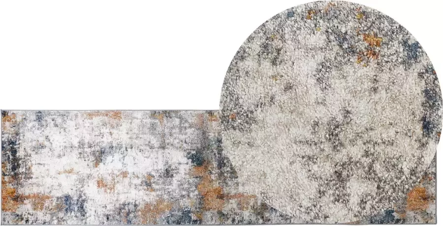 Beliani Vloerkleed polypropyleen meerkleurig 80 x 300 cm SHATIN