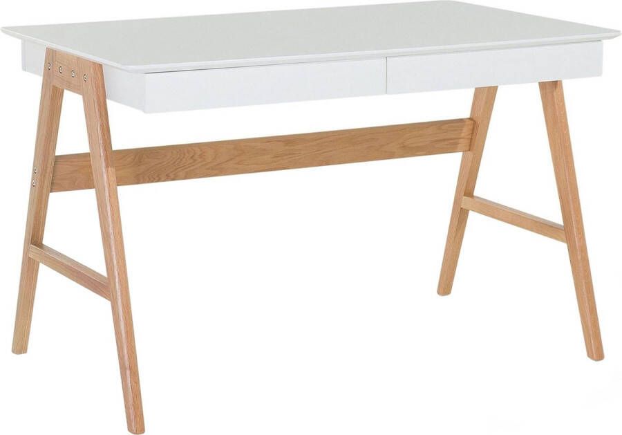 Beliani SHESLAY Bureau-Lichte houtkleur-MDF