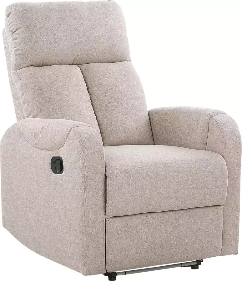 Beliani SOMERO TV-fauteuil-Beige-Polyester - Foto 1