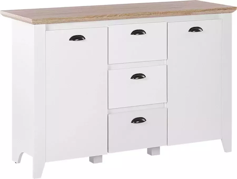 Beliani STAMFORD Sideboard-Wit-Vezelplaat - Foto 1