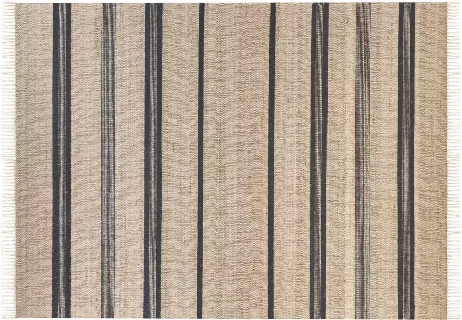 Beliani Vloerkleed jute beige grijs 160 x 230 cm TALPUR - Foto 2