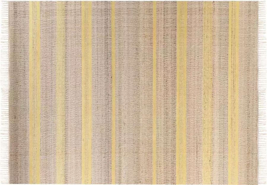 Beliani Vloerkleed jute beige geel 160 x 230 cm TALPUR - Foto 2