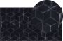 Beliani THATTA Shaggy vloerkleed Zwart 80 x 150 cm Polyester - Thumbnail 1