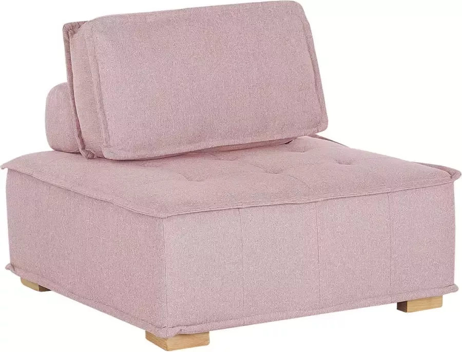 Beliani TIBRO Modulaire Sofa-Roze-Polyester