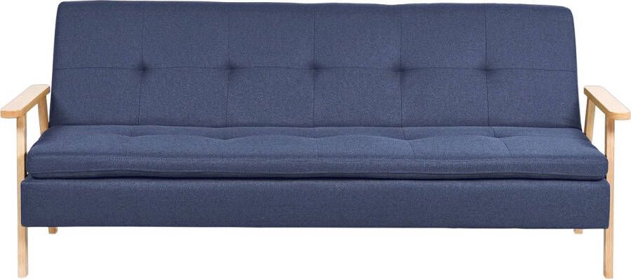 Beliani TJORN Slaapbank Marineblauw Polyester