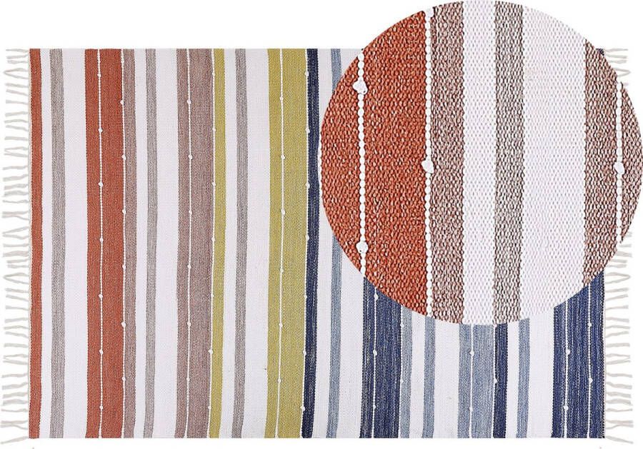 Beliani TOZAKLI Modern vloerkleed Multicolor 160 x 230 cm Polyester - Foto 1