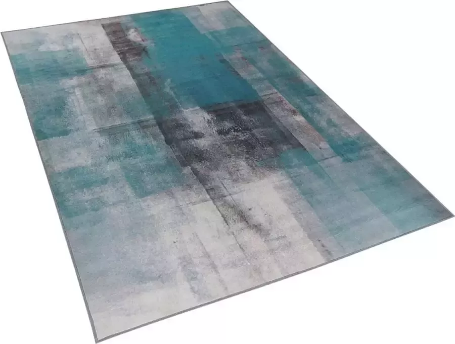 Beliani TRABZON Laagpolig vloerkleed Multicolor 140 x 200 cm Polyester