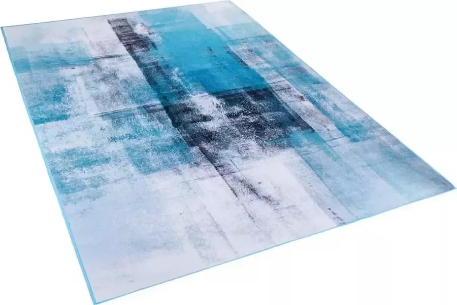 Beliani TRABZON Laagpolig vloerkleed Multicolor 160 x 230 cm Polyester - Foto 2