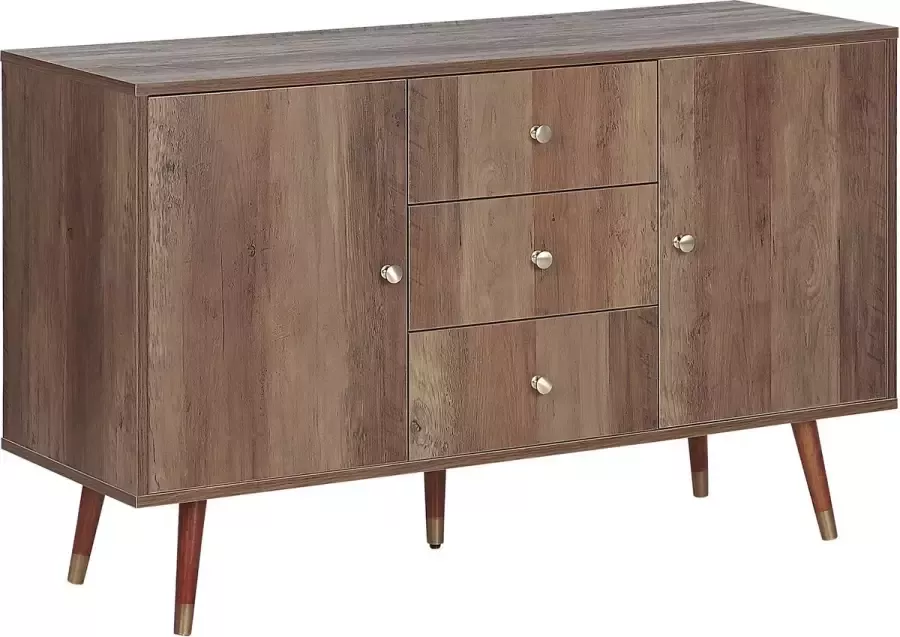 Beliani ULIKA Sideboard-Lichte houtkleur-MDF Spaanplaat - Foto 1