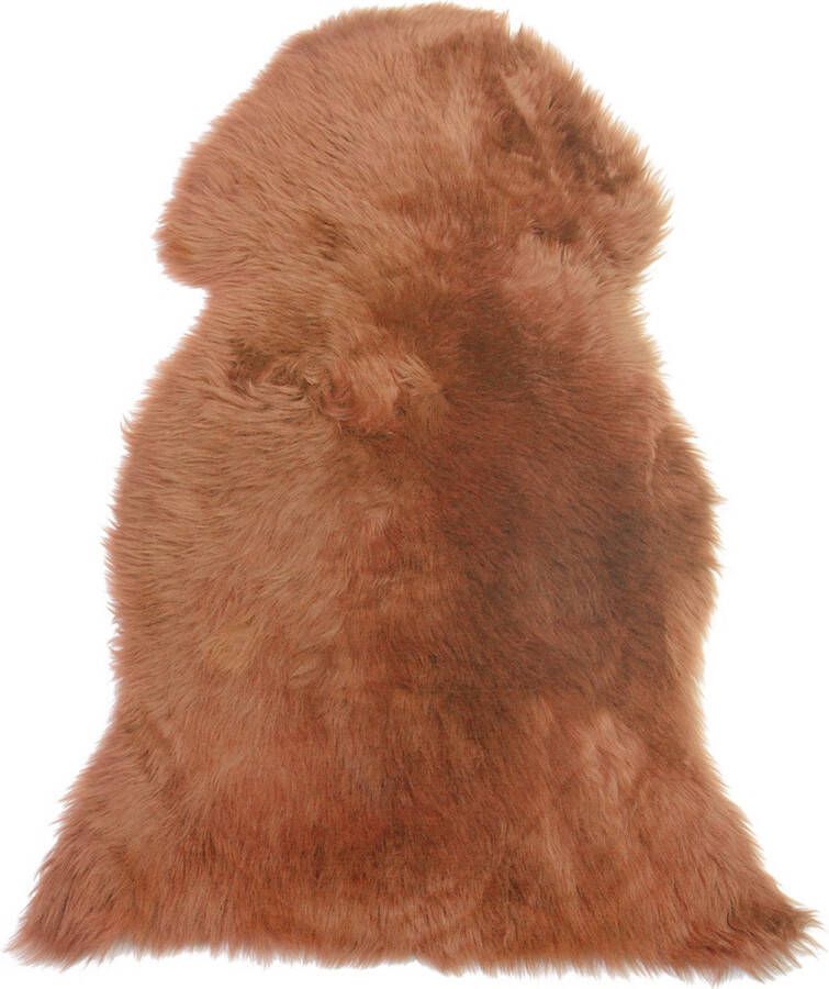 Beliani ULURU Schapenvel Goudbruin 65 x 110 cm Schapenvacht