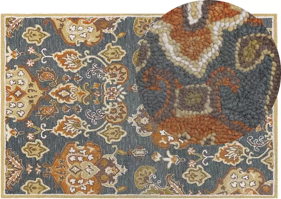 Beliani Vloerkleed vintage meerkleurig 140 x 200 cm UMURLU