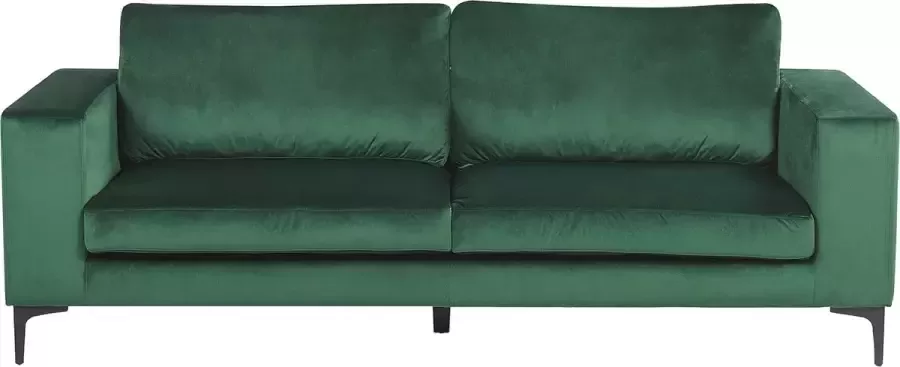 Beliani VADSTENA Three Seater Sofa Groen Fluweel - Foto 3