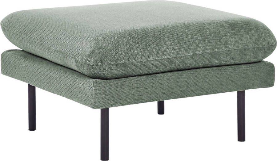 Beliani VINTERBRO Ottomaan Lichtgroen Polyester