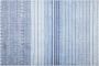 Beliani YARDERE Laagpolig vloerkleed Blauw 140 x 200 cm Viscose - Thumbnail 1