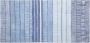 Beliani YARDERE Laagpolig vloerkleed Blauw 80 x 150 cm Viscose - Thumbnail 1