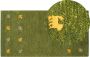Beliani YULAFI Modern vloerkleed Groen 80 x 150 cm Wol - Thumbnail 2