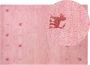 Beliani YULAFI Modern vloerkleed Roze 140 x 200 cm Wol - Thumbnail 2