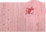 Beliani YULAFI Modern vloerkleed Roze 200 x 300 cm Wol - Thumbnail 2