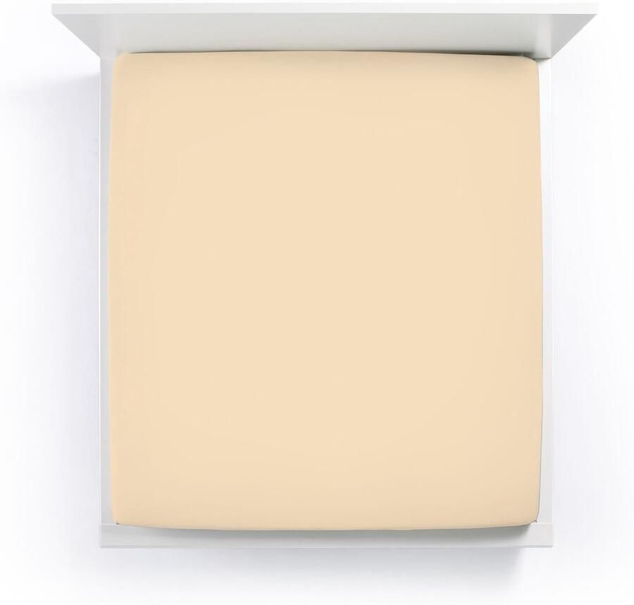 Bella Donna Twijfelaar Hoeslaken Jersey champignon-0115 120 200-130 220 - Foto 2