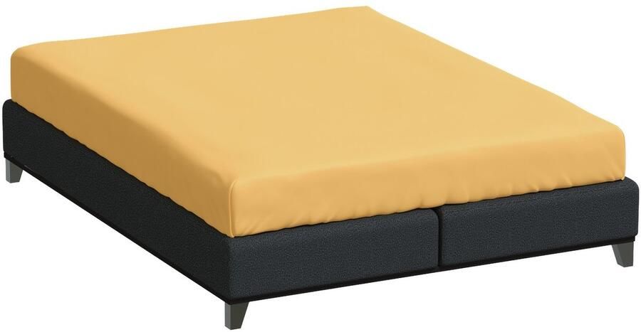 Bella Donna Twijfelaar Hoeslaken Jersey goudgeel-0040 120 200-130 220