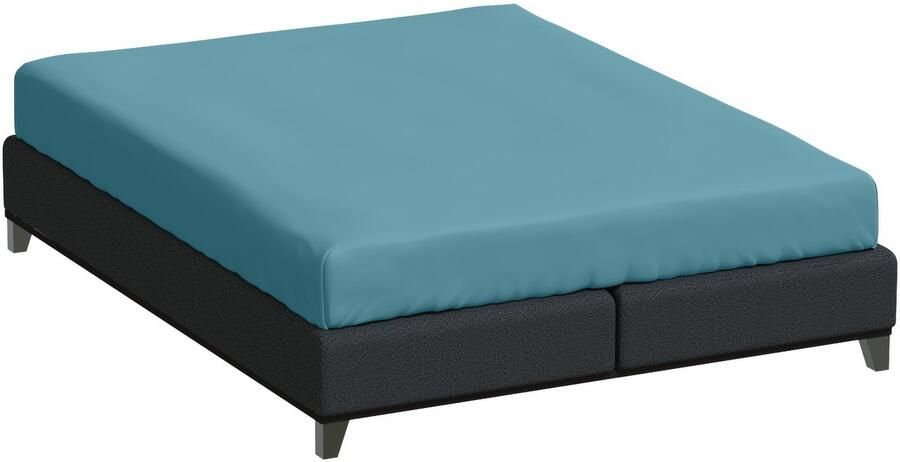 Bella Donna Twijfelaar Hoeslaken Jersey ijsblauw-302 120 200-130 220