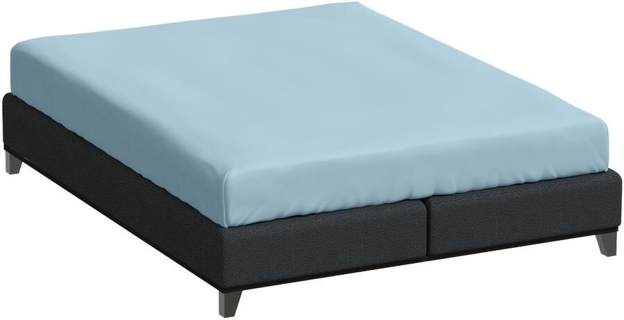 Bella Donna Twijfelaar Hoeslaken Jersey lichtblauw-0522 120 200-130 220