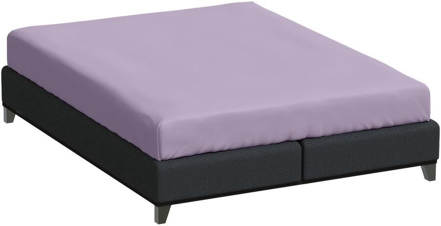 Bella Donna Twijfelaar Hoeslaken Jersey lila-0525 120 200-130 220