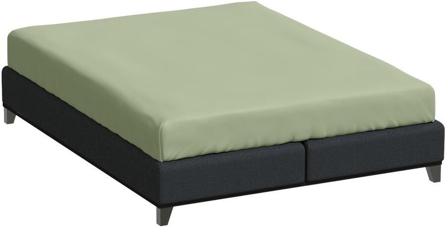 Bella Donna Twijfelaar Hoeslaken Jersey pistache-0532 120 200-130 220