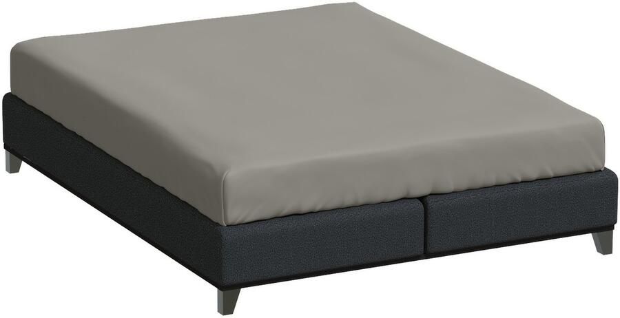 Bella Donna Twijfelaar Hoeslaken Jersey platina-0125 120 200-130 220