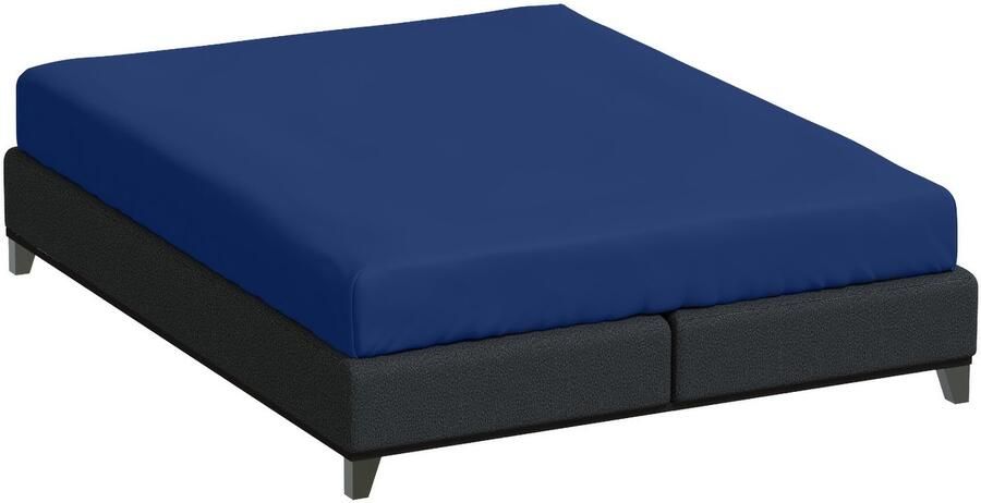 Bella Donna Twijfelaar Hoeslaken Jersey royalblauw-0183 120 200-130 220