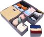 BELLE VOUS 8 Pak Lade Organizer Opslag Dozen Vouwbare Stoffen Opslag Manden Bakken Lade Kast Kledingkast of Dressoir Verdelers voor Kleding Ondergoed BH s Sokken Sjaals T-shirts & Meer - Thumbnail 2