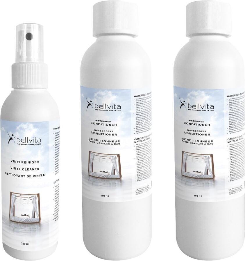 Bellvita Waterbed Conditioner 1 Jaar Set + 1 Jaar Vinyl Reiniger