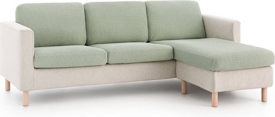 Belmarti Zitkussenhoes Bali 65cm tot 95cm breed Mint Universele zitkussen hoes voor elke zithoek Multi-elastisch - Foto 2