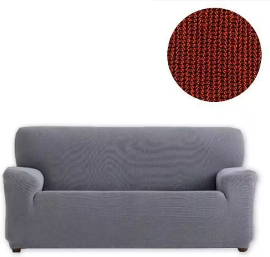 Belmarti Bankhoes Kreta 220cm 250cm breed Steen Rood