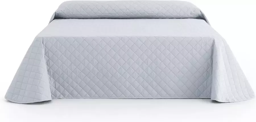 Belmarti Bedsprei Duo Quilt 1-persoons bed groot 120 cm. Lichtgrijs