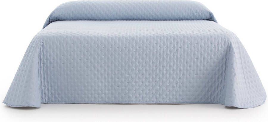 Belmarti Bedsprei Nature Lichtblauw Bed 180 200cm Sprei 270x270cm