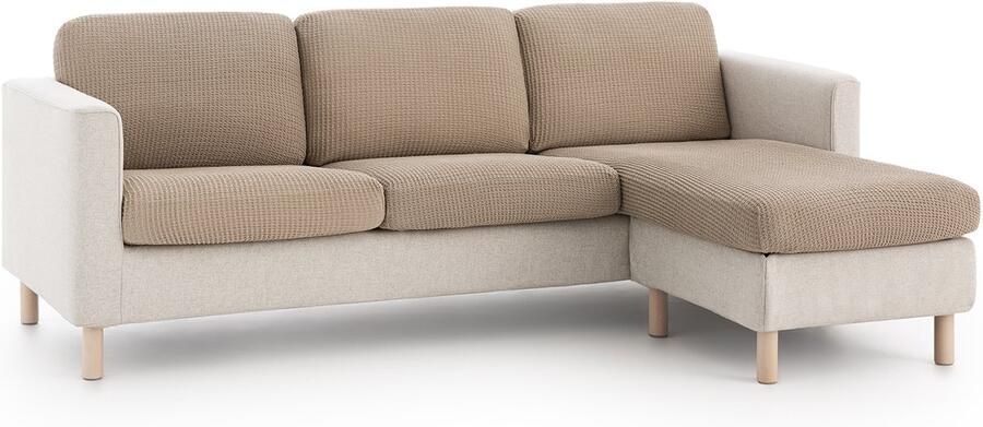 Belmarti Zitkussenhoes Bali 180cm tot 230cm breed Linnen Premium universele kussenhoezen voor zitbanken caravans boten en campers