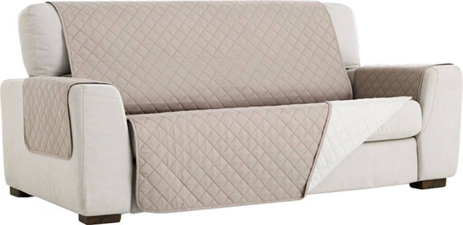 Belmarti Duo quilt Bankbeschermer 130cm breed Linnen Twee kanten te gebruiken OekoTex keurmerk