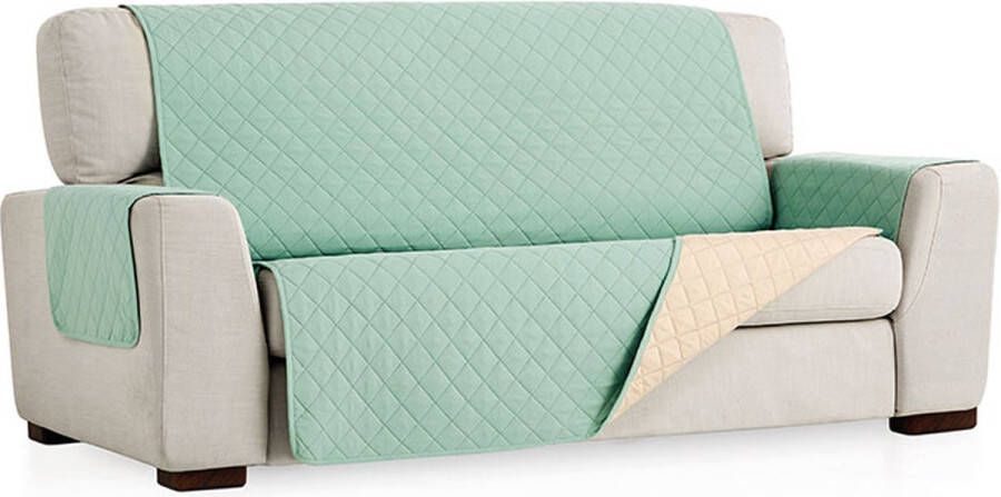 Belmarti Sweet Duo quilt Bankbeschermer 130cm breed Mint Twee kanten te gebruiken OekoTex keurmerk