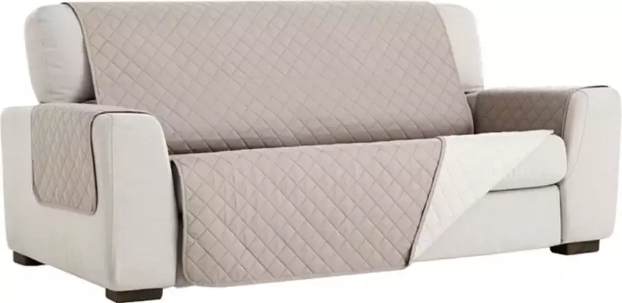 Belmarti Duo quilt Bankbeschermer 180cm breed Linnen Twee kanten te gebruiken OekoTex keurmerk