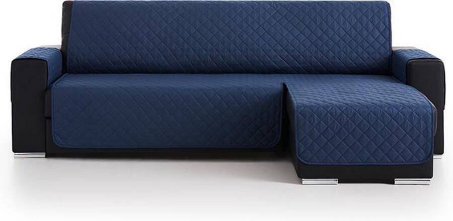Belmarti Duo quilt Chaise Longue rechts Bankbeschermer 280cm breed Blauw OekoTex keurmerk