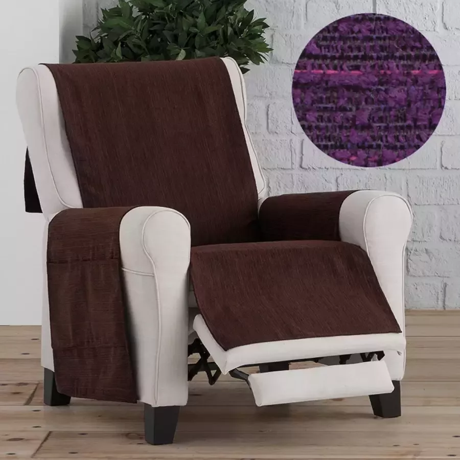 Belmarti Fauteuilbeschermer Kioto 55cm breed Paars