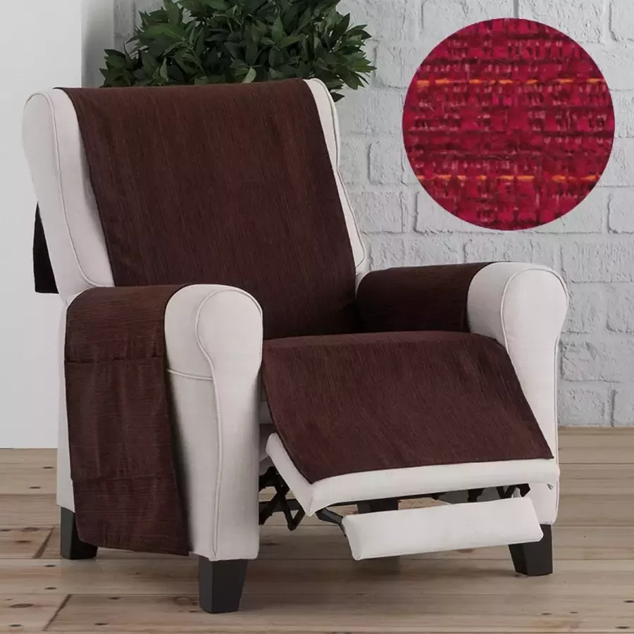 Belmarti Fauteuilbeschermer Kioto 55cm breed Rood