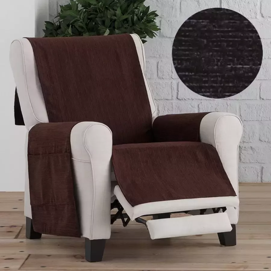 Belmarti Fauteuilbeschermer Kioto 55cm breed Zwart