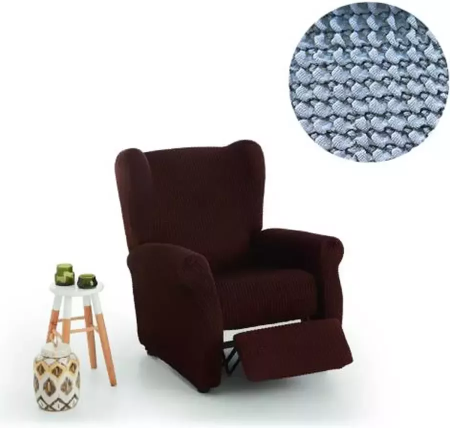 Belmarti Hoes voor relaxstoel met beweegbare voet Lichtblauw 65-90cm breed