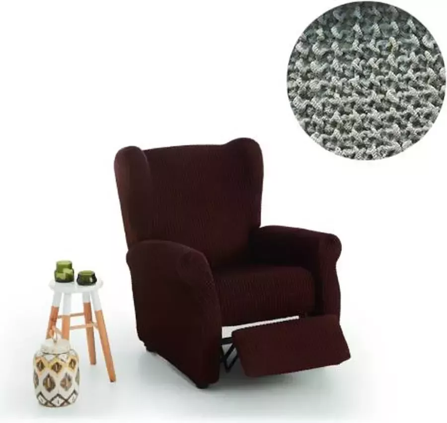Belmarti Hoes voor relaxstoel met beweegbare voet Lichtgrijs 65-90cm breed