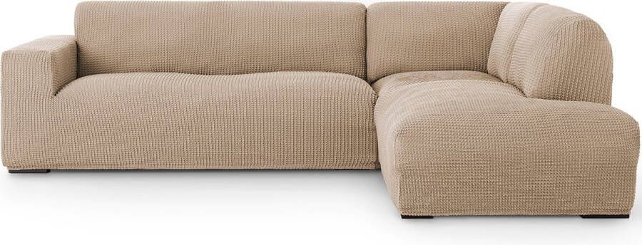 Belmarti Bankhoes Milos Hoek Chaise Longue Rechts Linnen Elastisch & Antistatisch Bankhoezen voor hoekbank