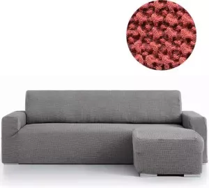 Belmarti Milos Chaise Longue Bankhoes Rechts & Korte arm 230cm tot 300cm breed Arm: 60cm tot 110cm Steenrood