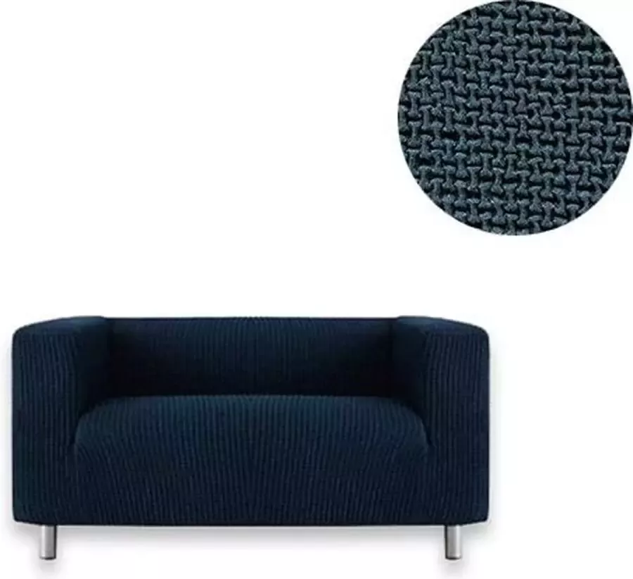Belmarti Milos Bankhoes met hoge armleuning Marineblauw 170-190cm Extreme stretch Beste kwaliteit bankhoezen